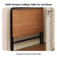 Foldable Computer Desk Compact Folding Desk Lightweight for Telecommute Workers