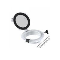 Yacht Porthole Window Long-Lasting Boat Porthole Window ABS Plastic