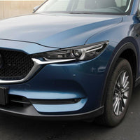 2 Pieces Headlight Eyebrow Trim Self Headlight Decoration Strip Easy Installation Front Light Decoration Strip