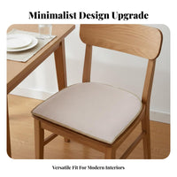 Wear-Resistant Horseshoe Shaped Chair Cushion Minimalist Design U-Shaped Dining Chair Cushion All-Season Use for Kitchen, Office