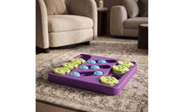 Puzzle Toy with Sliding Covers Boredom Reducer Pet Puzzle Toy IQ Training Interactive Treat Dispenser for Cats, Indoor Play