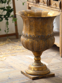 French Wabi-Sabi Style Roman Column Flower Pot