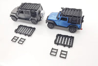 1:64 手工 越野车牧马人LC76用仿真车顶行李架 货架 车库场景G054