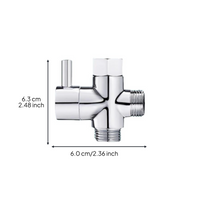 Brass faucet splitter, universal fit