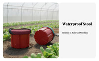 Lightweight Portable Farming Stool Wear-Resistant Wearable Work Stool Stable for Field Workers, Gardeners, Greenhouse, Harvesting, Outdoor
