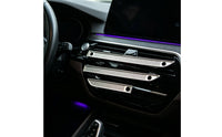 3 Pieces Center Console Air Outlet Trim Decorative Console Vent Trim with Mesh Low-Profile Lower Air Vent Cover for Dust Protection