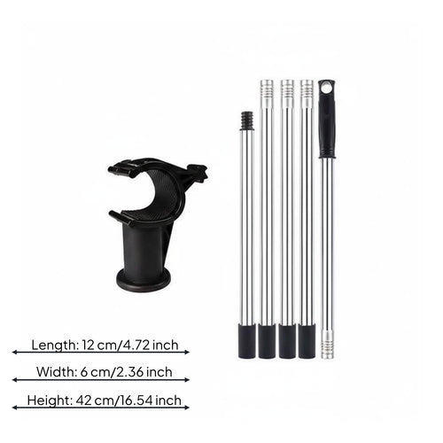 Telescopic Roof Window Hook Long Reach Home Hardware Lightweight for Skylights