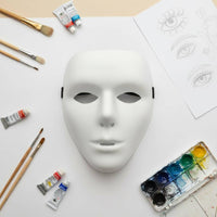 DIY Plastic Mask Paintable Surface Lightweight Comfort for Art Classes