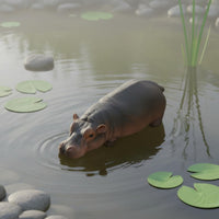 Realistic Water Creature Decoy Long-Lasting Realistic Water Decoy for Courtyard