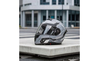 Modular Helmet Removable Helmet with Dual Visor Washable for Motorcyclists, Commuters, Long Distance Riding