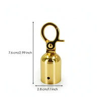 Stanchion Rope Hook Polished Rope Barrier Hook Glossy for Hotel Lobbies