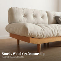 petclaw-resistant resistant Resistant 3-Seater cushioned Sofa Japanese aesthetic Living Room Seating Minimalist Design Couch animalsuitable for Small Apartment Dwellers, Homeowners, Families, Lounge Area, Bedroom, Dorm, Office