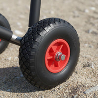 Foldable Aluminum Hauling Rack Padded Transport Gear Heavy-Duty
