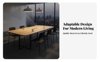 Modern Design Long Narrow Work Table Minimalist design Office Furniture Multi-Purpose Training Desk Stable collaborativenstruction for Students, Educators, Business Professionals, collaborativenference Room, Library, collaborative-Working Space, Classroom