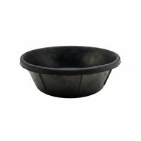 Reinforced Rubber Bowl Vertical Ribs Rubber Feeding Bowl Shallow