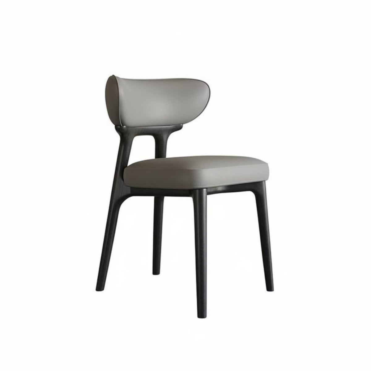 Upholstered Side Chair Modern Design Indoor Seating Fully Assembled Ergonomic Backrest for Interior Decorators, Reception Area