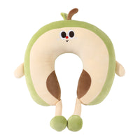 Cartoon U-Shaped Neck Pillow with PP Cotton Filling for Travel and Office