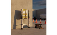 Telescopic Ladder Extendable Ladder Portable for Electricians, Contractors, Home Maintenance, Roof Access, Construction Sites