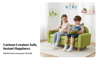 Fuzzy Character Seat Cute Cartoon Design creatureShaped Armchair Mini Size Long-Favorite Locationing Construction