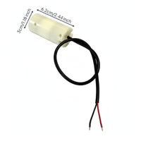 Miniature Vibratory Device Vibration Motor Compact Vibrating Motor with Wires Low-Power for Makers, Massage Cushions, Waist Belts