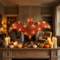 Glittery Nocturnal Flyer Decoration | shiny, Hanging nocturnal flyer, for Halloween