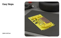 Universal Fit Tire Plug Insertion Set Portable Tire Puncture Plug Set Easy to Use Vehicle Repair Equipment Heavy Duty for Car Owners, Motorcycle Riders, DIY Enthusiasts, Roadside Emergency, Garage, Away from Paved Surfaces-Pavement Adventures