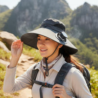 Protection Solar Fan Hat Breathable Solar Powered Fan Hat Adjustable Fit USB Powered Sun Cap Ultralight for Gardening