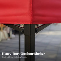 3x3 Folding Canopy Foldable Outdoor Advertising Tent Waterproof Quick-Setup up Canopy Tent for Street Vendors, Campers Markets, Company Outings