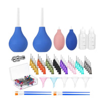 Controlled-Dispersion Needle Tip Applicator Bottle Detailed Needle Tip Press Bottle Reusable Tool Easy to Use for Ceramic Glazing