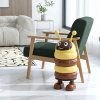Trash Bin Freestanding Flip-up Lid Trash Can Easy to Use for Playroom