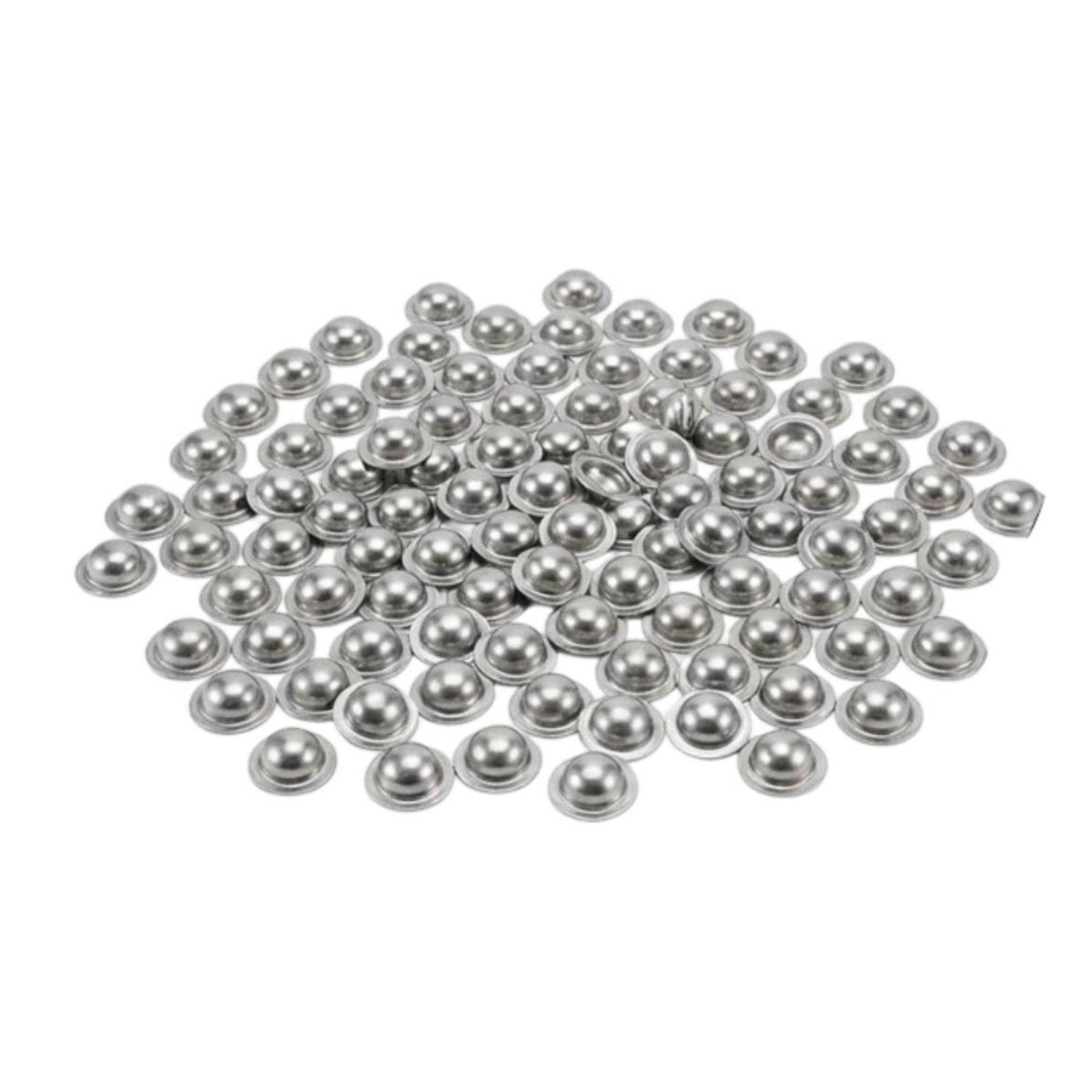 100 Pieces Roofing Screw Cap Waterproof Fastener Domed for Outdoor Metalwork