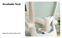Ergonomic Design Mesh rear Sled Base Chair assistance Sled Base Armchair Padded Seat Office Furniture Easy to Assemble for Students, Home Users, Conference Attendees, Study, Bedroom, Reception Area, Waiting Room