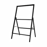 Display Board Outdoor Stand, Freestanding Poster Rack, Foldable, Double-Sided, For Recruitment, Shop