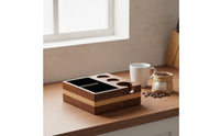 Knock Box with Tool Holder Sturdy Espresso Knock Box Long-Lasting