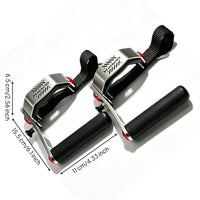Side-Mounted Cable Handles with Metal Arms Adjustable Cable Machine Handles Compact Fitness Equipment Sturdy for Bodybuilders