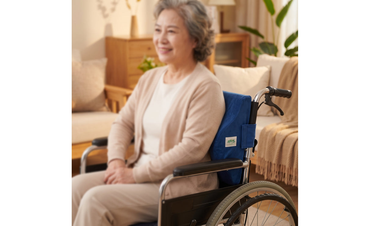 Anti-Leaning Wheelchair Positioning Cushion Soft Wheelchair Cushion with Side Supports Comfortable Body Positioning Pad Upright for Elderly