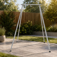 Elevated Fitness Sling Stand Round Foot Pads Portable Fitness Sling Stand Steel