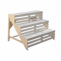 3-Tier Plant Stand Waterproof 3-Tier Ladder Shelf Multi-Purpose for Living Room