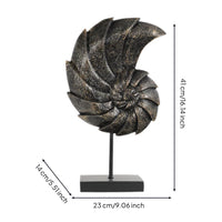 Tabletop Sculpture Minimalist Sculpture with Base Matte Figurine for Living Room, Entryway