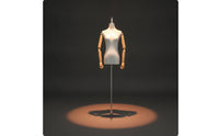 Female Mannequin Torso Glossy Mannequin Torso White Dress Form for Boutiques, Retailers, Showroom
