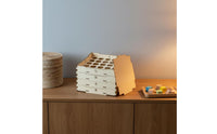 Toy Storage Box Flat Top Cover Wooden Toy Box Natural Wood Finish