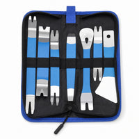 7 Pieces Zippered Car Trim Removal Tool Kit Interior Trim Removal Tool Kit Long-Lasting Lightweight for Detailers, Workshop