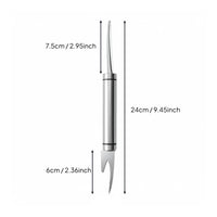 Stainless Steel Shrimp Deveiner Easy to Clean for Seafood Lovers