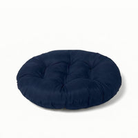 Tufted Seat Cushion Wipe-Clean Round Floor Pillow Thick for Camping