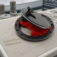 Deck Hatch with Storage Bag Easy to Install to Install Kayak Compartment Cover Cover Water-Resistant for Paddlers