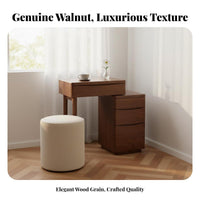 Vanity with Integrated Chest Light Luxury aesthetic Vanity Desk with Drawers Space-Saving Multifunctional Design for Women, Home