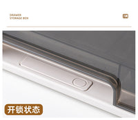 太力收纳箱抽屉式换季衣服家用塑料储物柜收纳神器衣橱衣物整理盒
