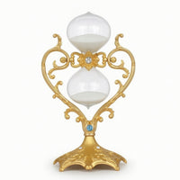 Hourglass with Heart Frame Tabletop Hour Glass Decorative for Reading Corner