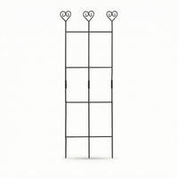 Garden Trellis with Heart Tops Decorative Climbing Plant Trellis Metal