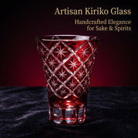 Kiriko-style Crystal Glass Shot Glass
